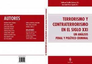 The book's cover of Portilla Contreras.Pérez Cepeda (Dir.), Terrorismo y Contraterrorismo en el siglo XXI
